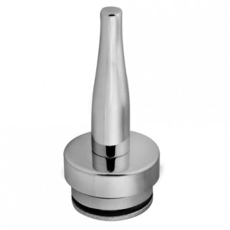 Кронштейн на стойку Inoxstore Ø 38,1х1,5 мм, h-60 мм, усеченный, уплотнительные резинки, полированный, AISI 304