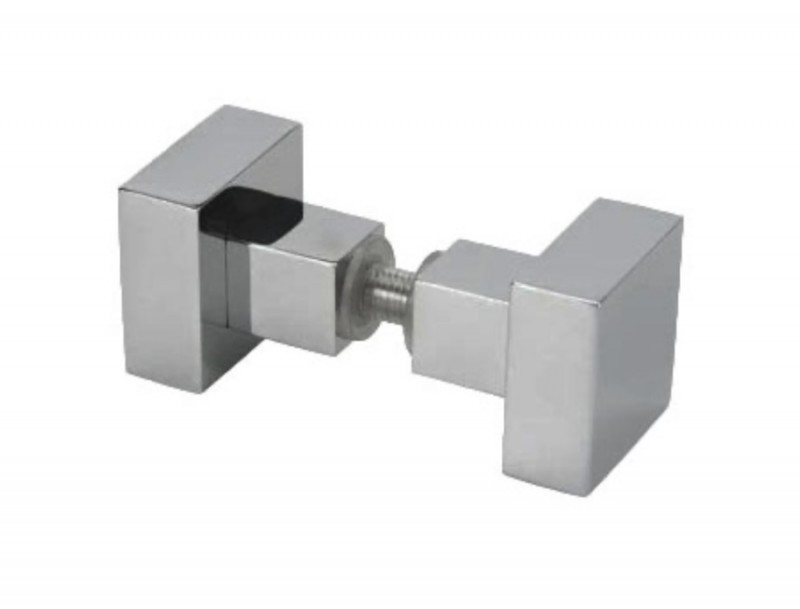 Ручка-кноб квадратная Modern для душевой кабины Inoxstore, сатинированная, AISI 304