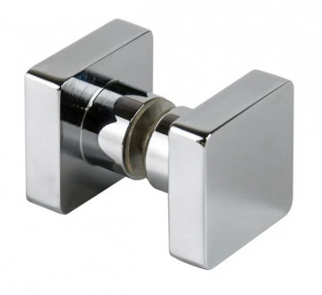 Ручка-кноб квадратная Inoxstore для душевой кабины, полированная, AISI 304