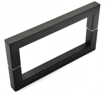 Ручка для душевой кабины, 19х19х222 мм, цвет чёрный, AISI 304