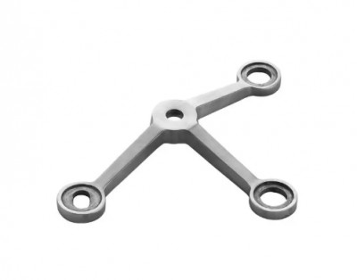 Спайдер Inoxstore тройной 200 мм, Y-образный 3х26х38 мм, сатинированный, AISI 304