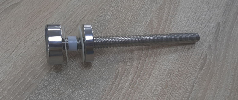 Торцевое крепление стекла Inoxstore Ø50 мм, полированное, AISI 304