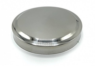 Декоративная крышка "Эконом" Inoxstore Ф120х0х1 мм, полированная, AISI 304
