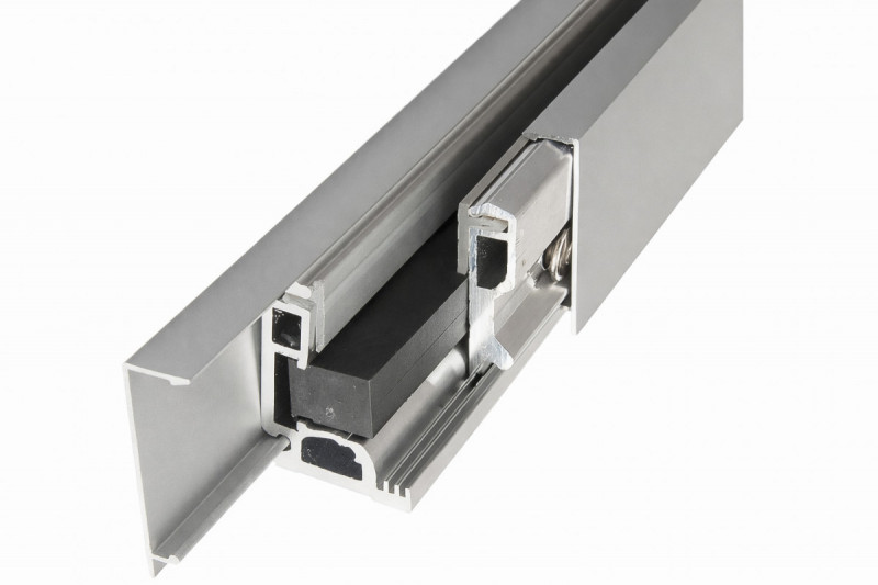 Клеммный профиль в сборе, H-40 мм, алюминий