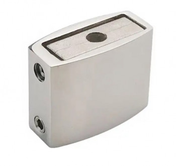 Соединитель стена-труба 30х10 мм, полированный, AISI 304