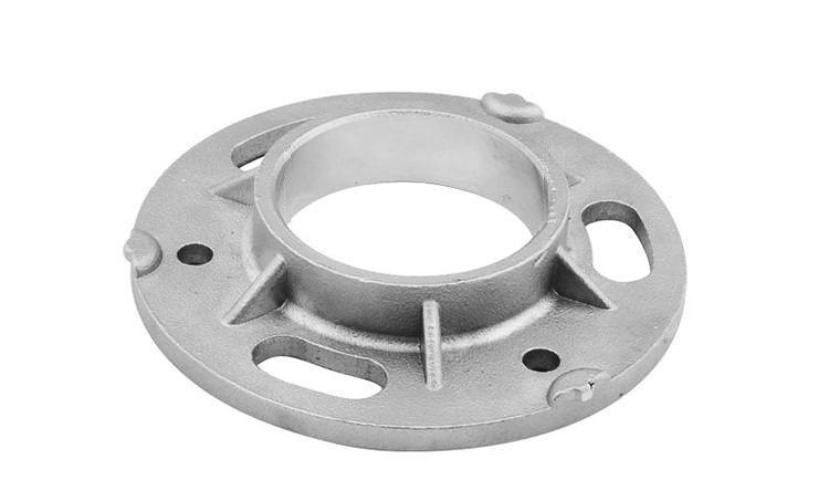 Фланец Inoxstore Ø 76х38,1х3 мм, h-15 мм, отверстия 10*14 мм, приварной, AISI 304