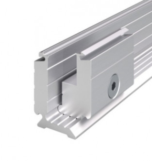 Клеммный профиль, H-40 мм, алюминий