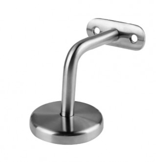 Держатель поручня Inoxstore с крышкой Ø 64х12 мм, ложемент под Ø 42,4 мм/50,8 мм, сатинированный, AISI 304