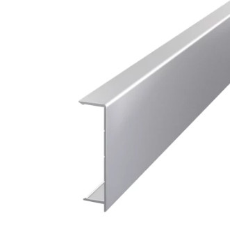 Декоративная крышка на клеммный профиль h-50, алюминий