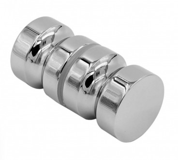 Ручка-кноб круглая Modern для душевой кабины Inoxstore, сатинированная, AISI 304