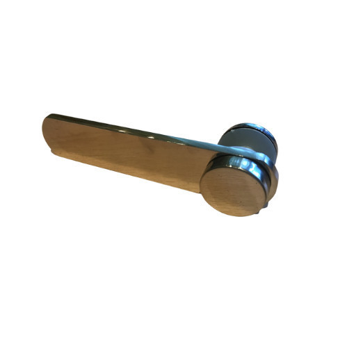 Стеклодержатель Inoxstore пластинчатый 23х115 мм, шайба 25 мм, под стекло 8-10 мм,  приварной, односторонний , полированный, AISI 304