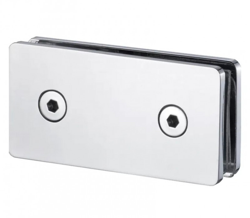 Стеклодержатель Inoxstore Престиж" стена-стекло, без фаски, полированная, AISI 304