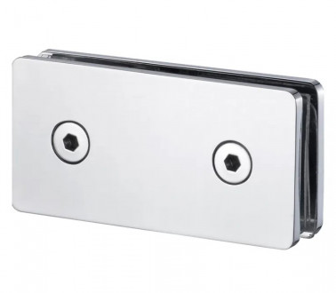 Стеклодержатель Inoxstore Престиж" стена-стекло, без фаски, сатинированная, AISI 304