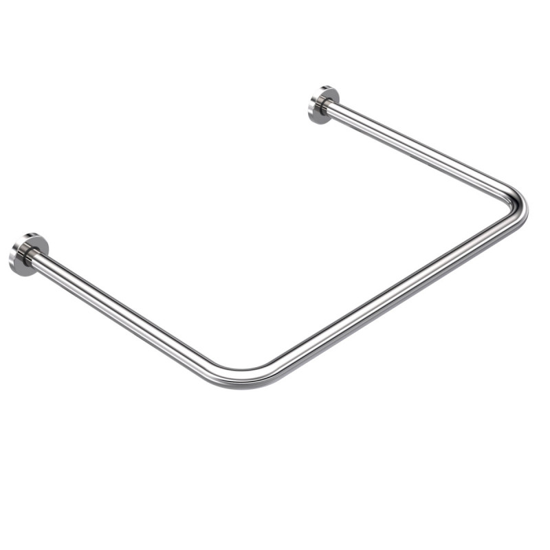 Поручень под раковину 730х550 мм, труба Ø25 мм, полированный, AISI 304