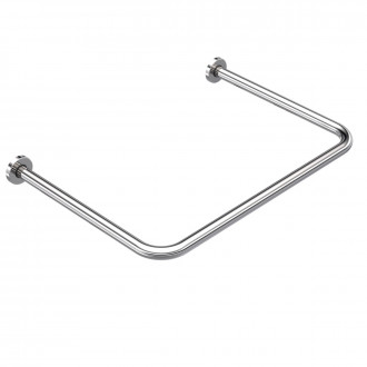 Поручень под раковину 730х550 мм, труба Ø42 мм, полированный, AISI 304