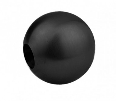 Заглушка Inoxstore "Шар" Ø 12 мм,  AISI 304, матовый RAL 9005