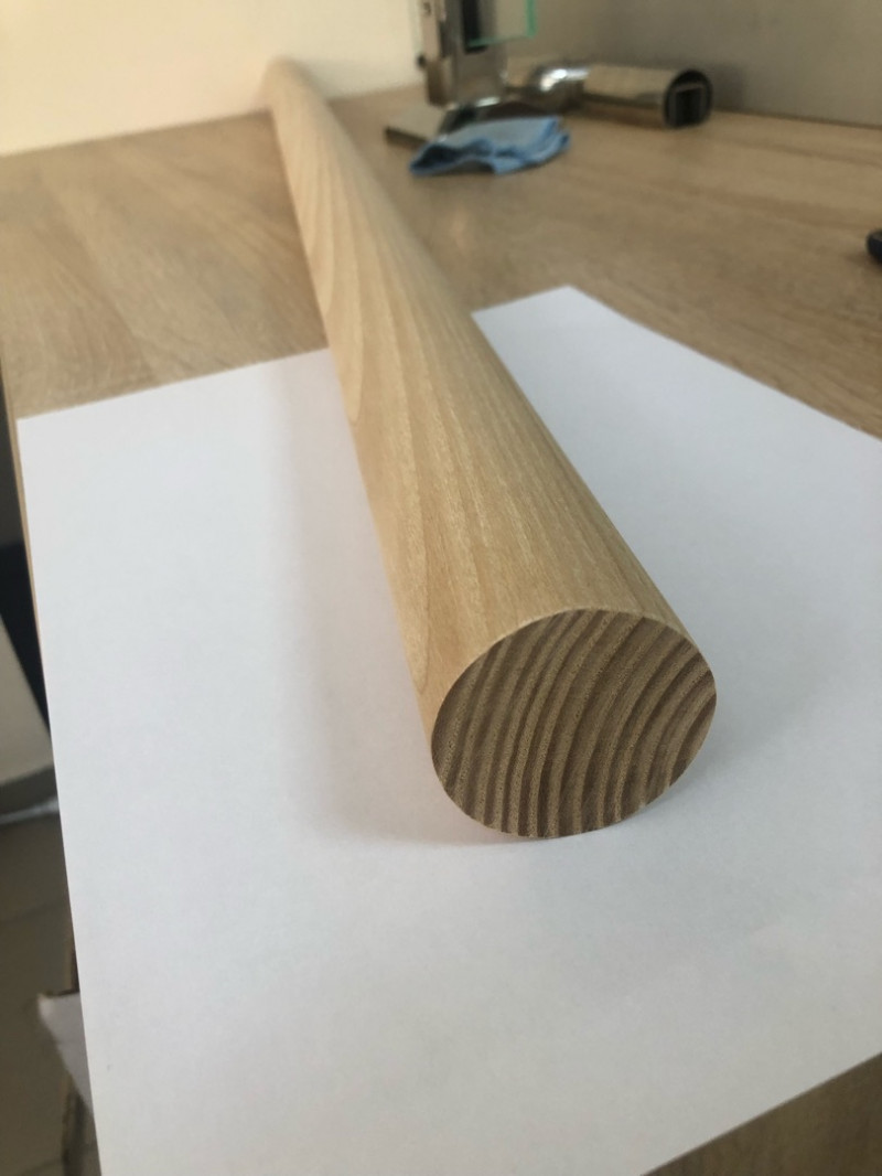 Поручень Inoxstore деревянный Ø50,8 мм, Ясень