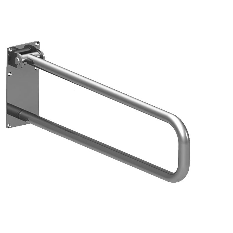 Поручень откидной для санузла 700х230 мм Inoxstore, полированный, AISI 304