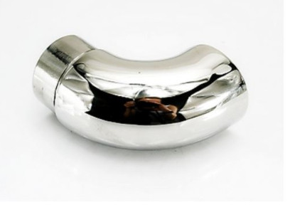 Отвод поручня Inoxstore оконечный Ø 42,4х1,5 мм, полированный, AISI 304