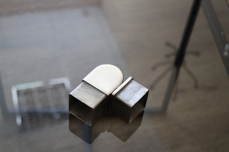 Соединитель для профильной трубы Inoxstore (поворот поручня 40х40 мм, регулируемый)