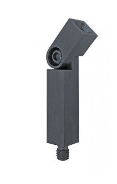 Штырь Inoxstore "палец" профильный, регулируемый 14х14х75 мм, AISI 304, покрытие RAL 7024