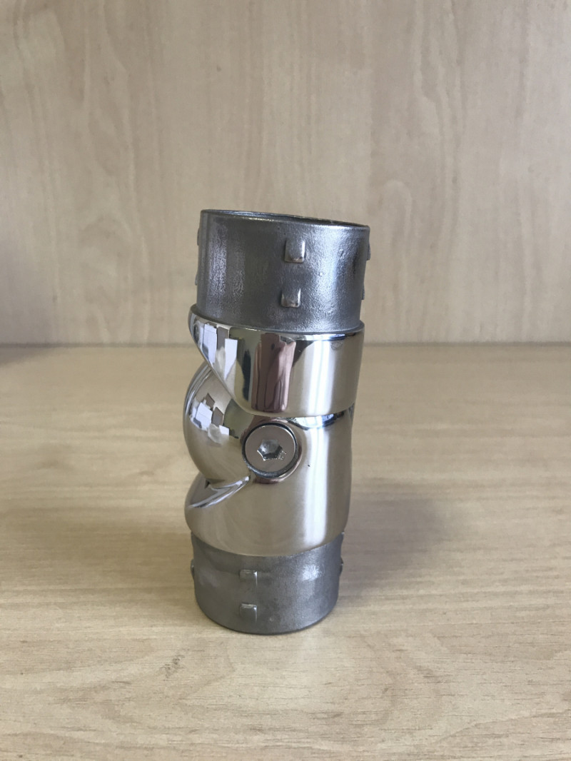 Поворот поручня Inoxstore Ø 50,8х1,5 мм, регулируемый, литой, полированный, AISI 304