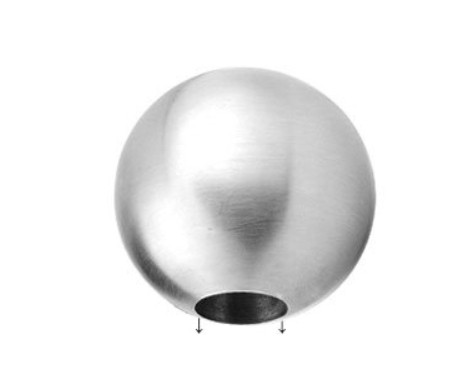 Заглушка Inoxstore "Шар" для трубы Ø 12 мм, полированная, AISI 304