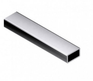 Штанга труба 30х10х1,5 мм, сатинированная, AISI 304