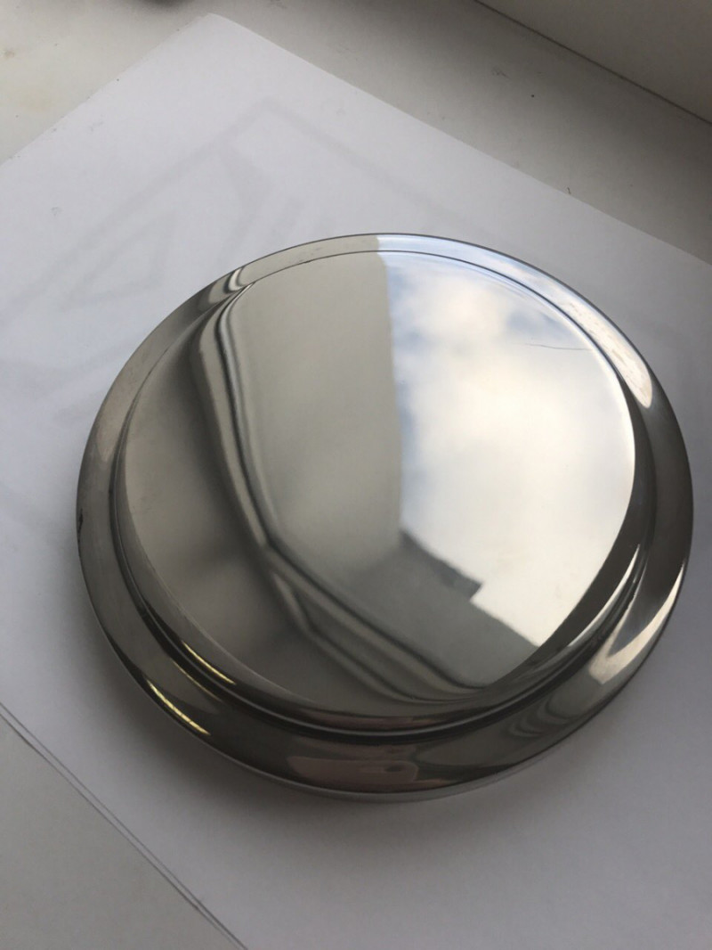 Декоративная крышка Inoxstore Ф145х0х1 мм, полированная, AISI 304