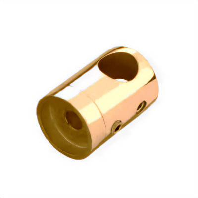 Ригеледержатель Inoxstore Ø 12х0 мм, литой,  AISI 304, золото