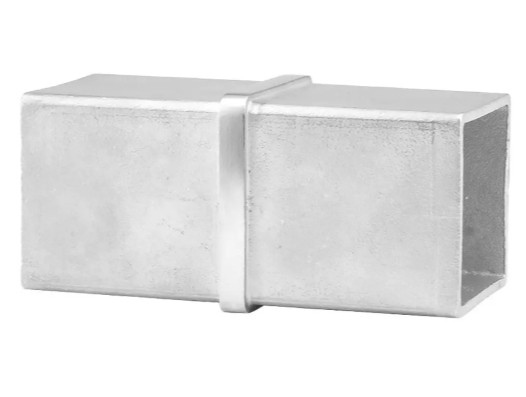 Соединитель трубы Inoxstore 40х40х1,5 мм, внутренний, полированный, AISI 304