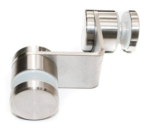 Точечный стеклодержатель Inoxstore Ø 30х15 мм, угол 90°, сатинированный, AISI 304