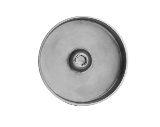 Кронштейн на стойку Inoxstore Ø 42,4х1,5 мм, h-100 мм, без ложемента, полированный, AISI 304