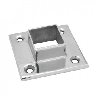 Фланец для трубы Inoxstore 50х50 мм, литой, полированный, AISI 304