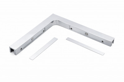 Усиленная штанга под 90° универсальная, полированная, AISI 304