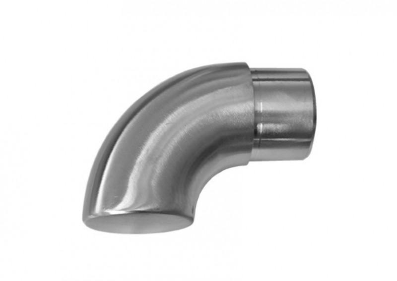 Отвод поручня Inoxstore оконечный Ø 42,4х1,5 мм, полированный, AISI 304