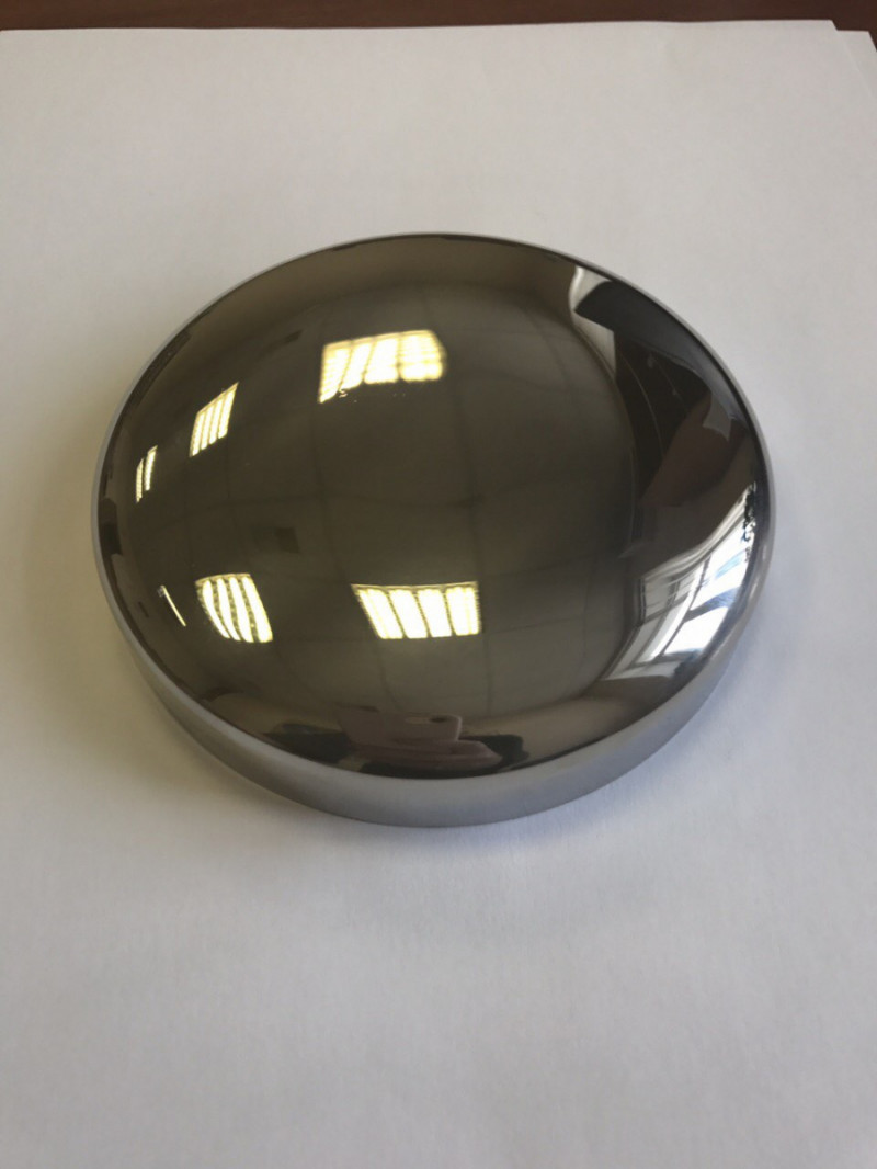 Декоративная крышка Inoxstore Ø 100х0х0,8 мм, без отверстия, полированная, AISI 304