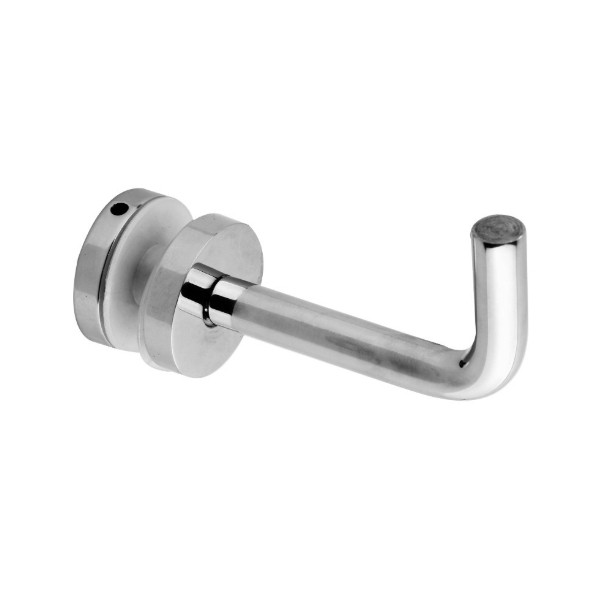 Держатель поручня Inoxstore на стекло, без ложемента, приварной, полированный, AISI 304