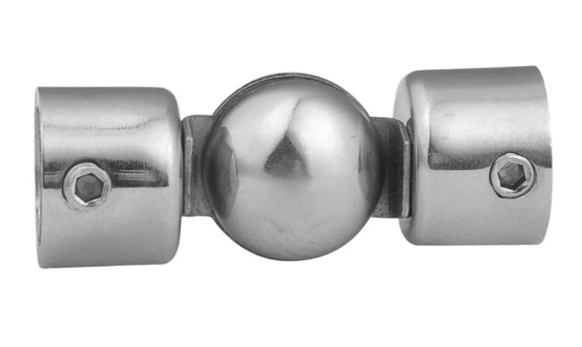 Поворот Inoxstore Ø 12 мм, штампованный, регулируемый, полированный, AISI 304