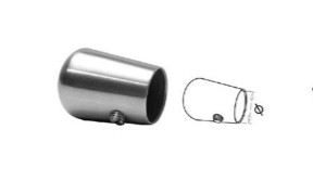 Заглушка "Капля" Inoxstore Ø 16 мм, полированная, AISI 304