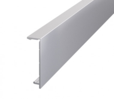 Декоративная крышка на клеммный профиль h-40, алюминий