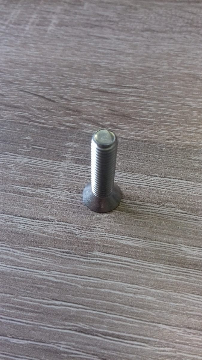 Винт Inoxstore М6х25 мм, потай,  нержавейка А2