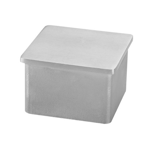 Заглушка внутренняя Inoxstore 60х40х1,5 мм, плоская, полированная, AISI 304