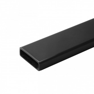 Штанга труба 30х10х1,5 мм, черная, AISI 304