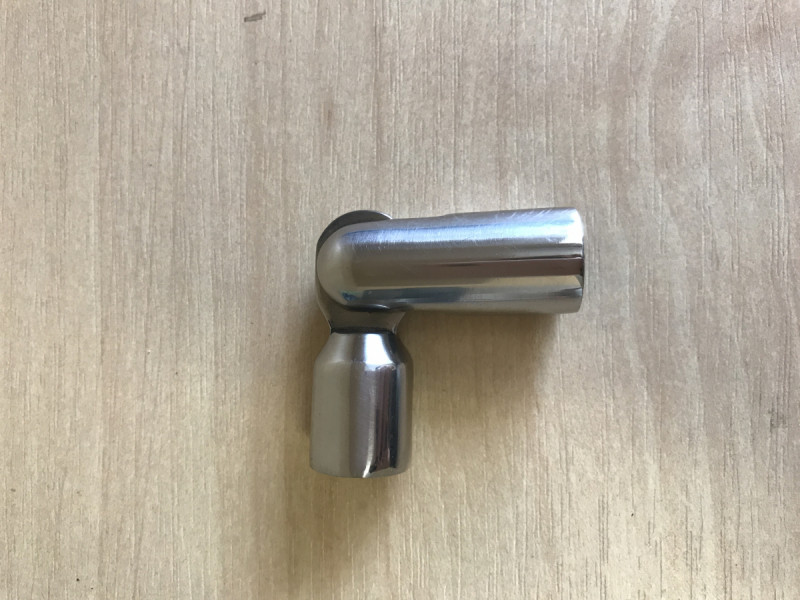 Поворот Inoxstore Ø 12 мм, литой, регулируемый, полированный, AISI 304