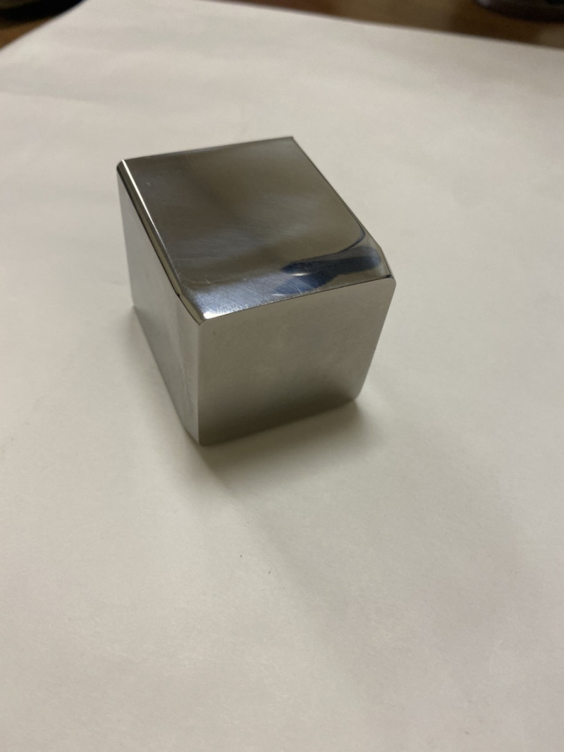 Заглушка для деревянного поручня Inoxstore 40х40 мм, полированная, AISI 304