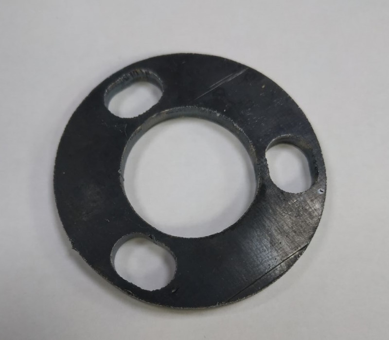 Фланец Inoxstore Ø 65 мм  под стойку  Ø32 мм (черный металл) (5 мм)