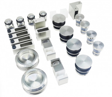 Комплект фурнитуры Inoxstore D-1 для душевой кабины, полированный, AISI 304