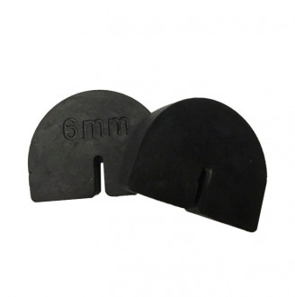 Резинки Inoxstore полукруг 10 мм (комплект 2 шт)