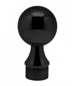 Наконечник Inoxstore "Шар" разборной, Ø 50 мм, на стойку Ø 38,1х1,5мм, AISI 304, матовый RAL 9005